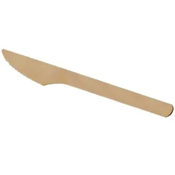 Træbestik kniv Nature line - 100 stk