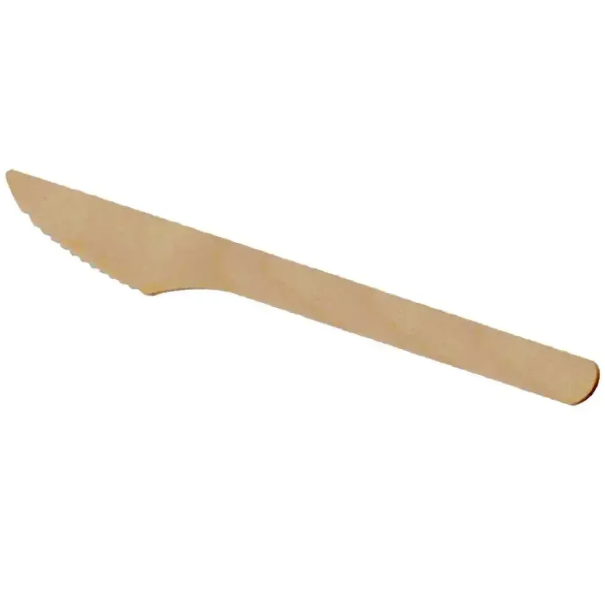 Træbestik kniv Nature line - 100 stk