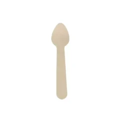 Træbestik - Teske - Voksbehandlet - 9,5 cm - 100 stk