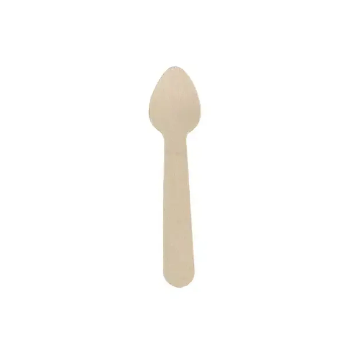Træbestik - Teske - Voksbehandlet - 9,5 cm - 100 stk