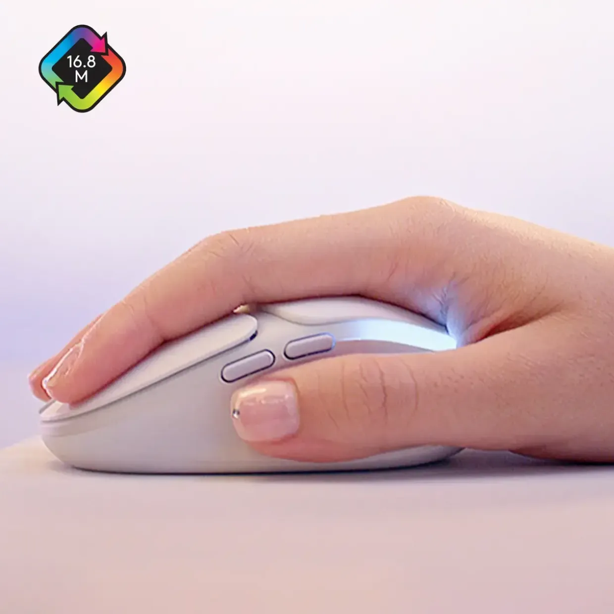 Trådløs gaming mus Logitech G705 Off White