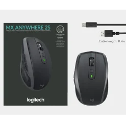 Trådløs mus Logitech MX Anywhere 2S Wireless Mobile Mouse BT, Graphite