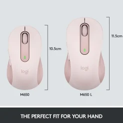 Trådløs mus Logitech Signature M650 Rose