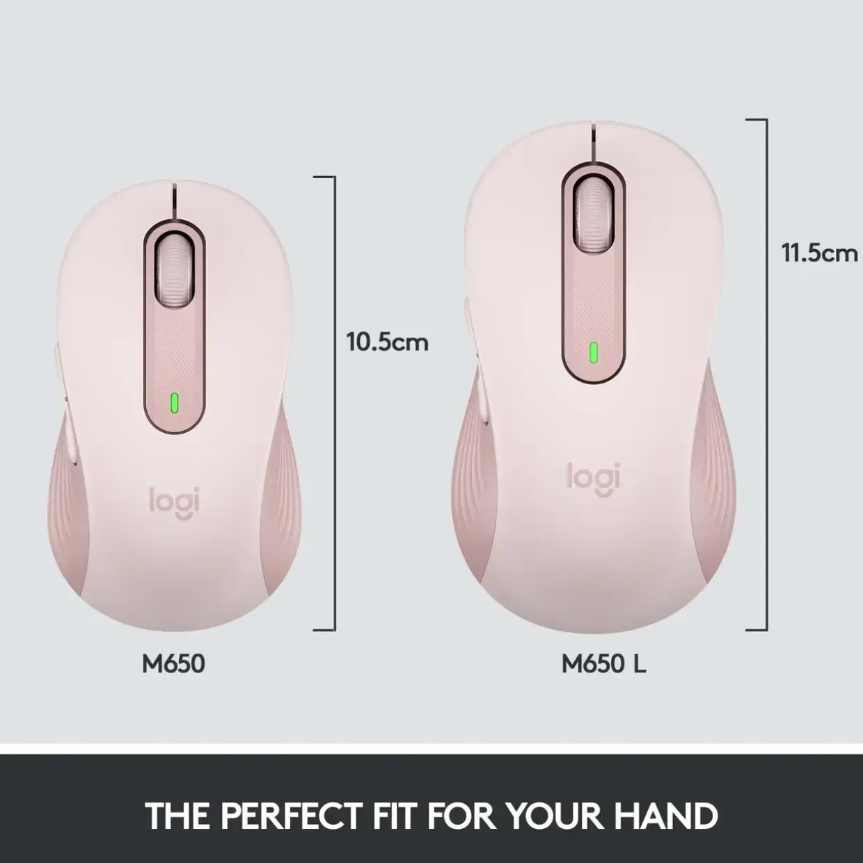 Trådløs mus Logitech Signature M650 Rose