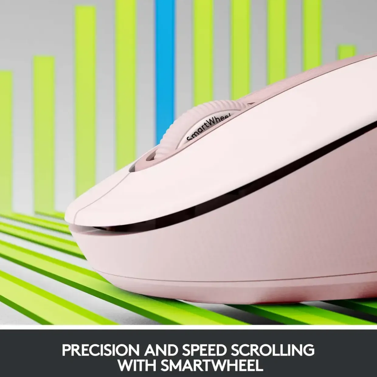 Trådløs mus Logitech Signature M650 Rose