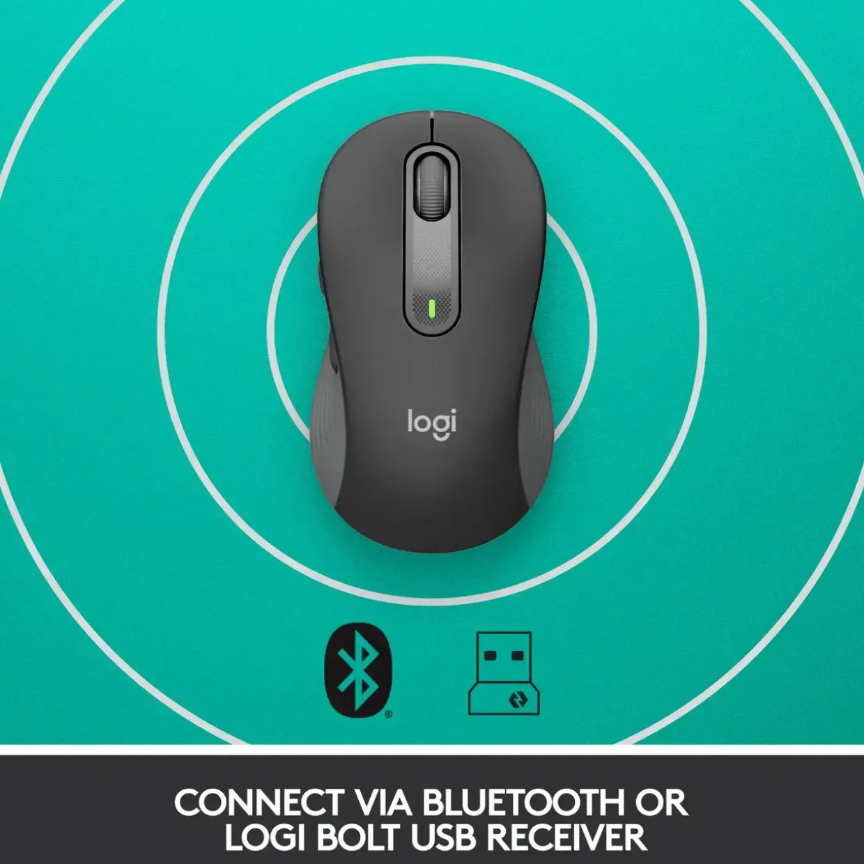 Trådløs mus Logitech Signature M650 Graphite
