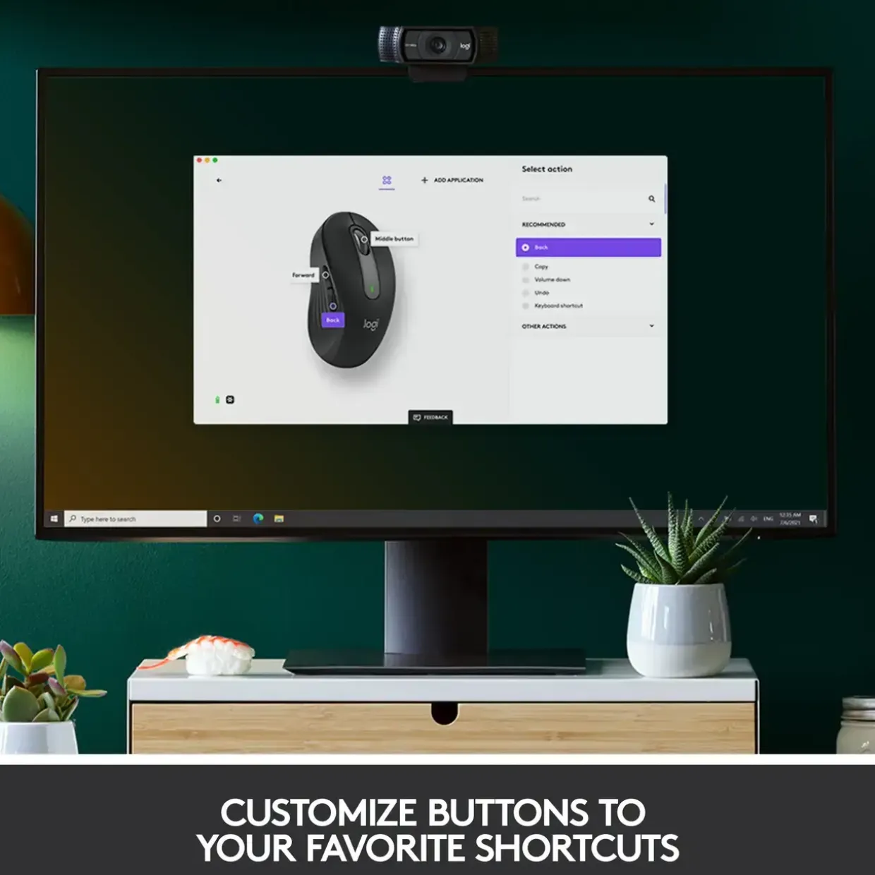 Trådløs mus Logitech Signature M650 Graphite