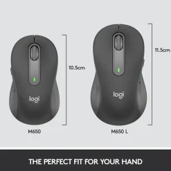Trådløs mus Logitech Signature M650 Graphite
