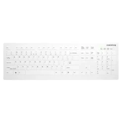 Trådløs tastatur Cherry Active Key Flat Profile Wireless Hygiene Desktop Keyboard hvid