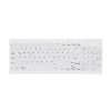 Trådløs tastatur Cherry Hygiene Compact Ultraflat Keyboard w/NumPad Fully Sealed hvid