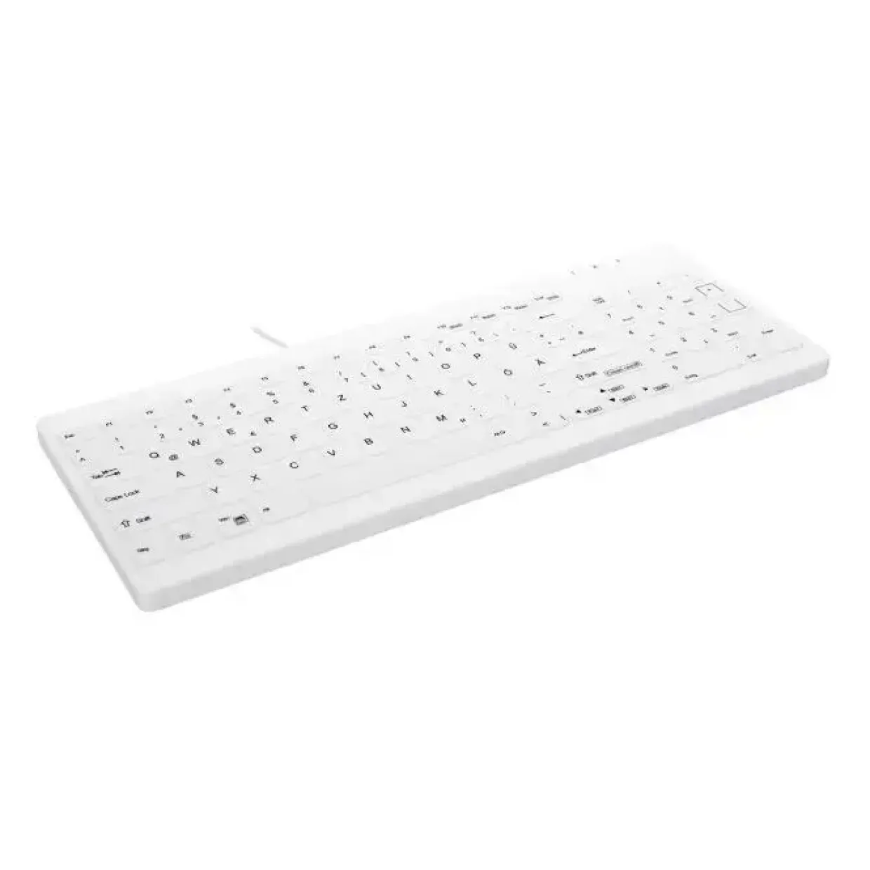 Trådløs tastatur Cherry Hygiene Compact Ultraflat Keyboard w/NumPad Fully Sealed hvid