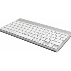 Trådløs tastatur R-Go Compact Break ergonomic wireless keyboard White Nordic