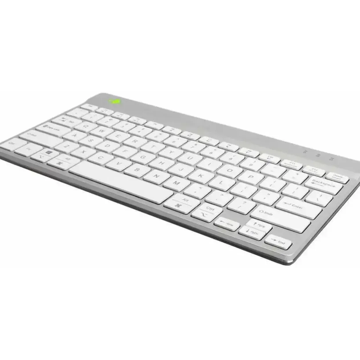 Trådløs tastatur R-Go Compact Break ergonomic wireless keyboard White Nordic