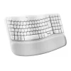 Trådløst tastatur ergonomisk Logitech Wave Keys Off-white (Nordic)