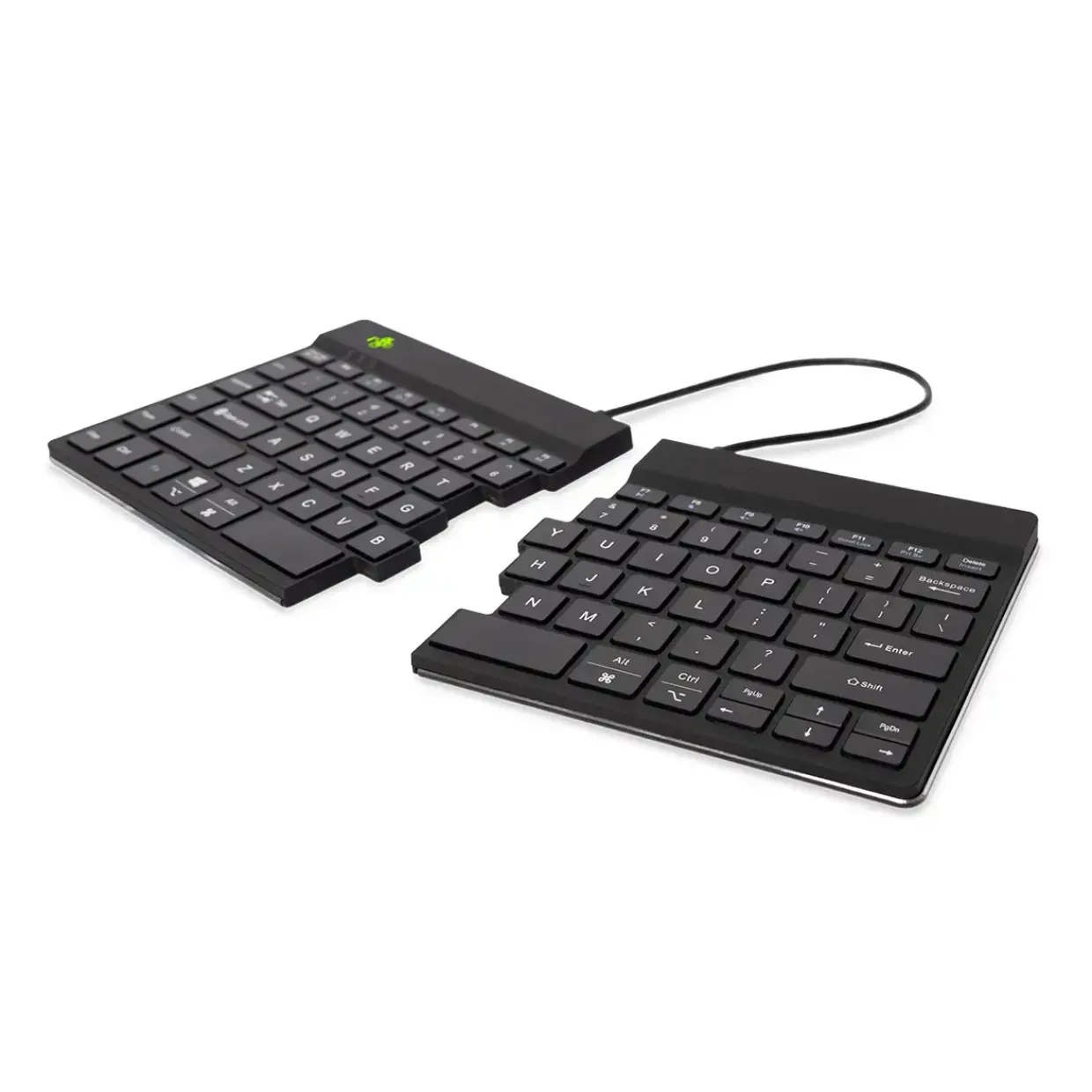 Trådløst tastatur ergonomisk R-Go Split Break Black (US)