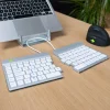 Trådløst tastatur ergonomisk R-Go Split Break White Nordic