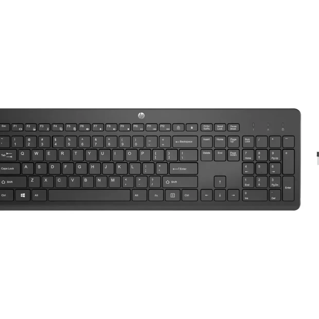 Trådløst tastatur HP 450 Wireless Keyboard, Black - Nordic (Consumer)
