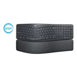 Trådløst tastatur Logitech Ergo K860 Business, Graphite