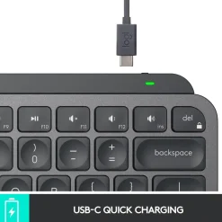 Trådløst Tastatur Logitech MX Keys Mini - Minimalist - Graphite (Nordic)