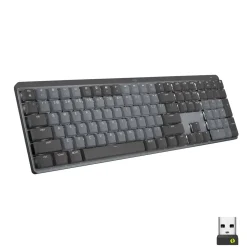 Trådløst tastatur Logitech MX Mech. Wireless Illuminated Perf. Keyboard Clicky, Graphit