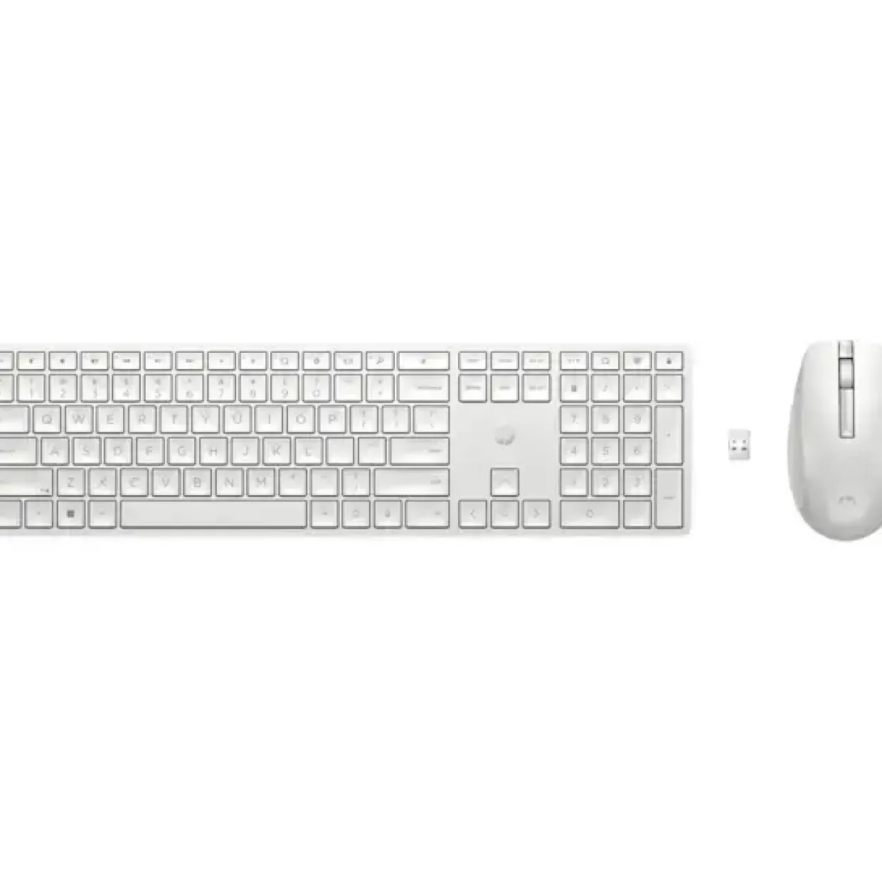 Trådløst Tastatur og Mus - HP 650 - Hvid
