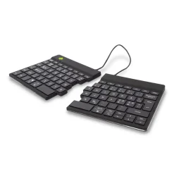Trådløst Tastatur - R-Go Split Break - Sort - Ergonomisk - Nordic layout