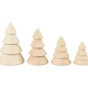 Træjuletræer - Kejsertræ 3,3–6,3 cm 4 stk