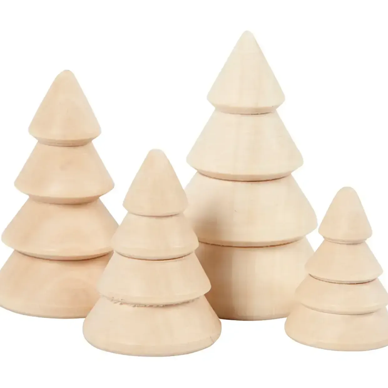 Træjuletræer - Kejsertræ 3,3–6,3 cm 4 stk