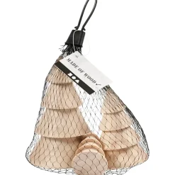 Træ juletræ højde 5 + 7,5 + 10 cm diameter 3,5 + 5,4 + 6,7 cm kejsertræ | 3 stk