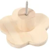 Træknage diameter 11 cm dybde 4,5 cm fyr | blomst