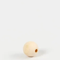 Træperler diameter 15 mm hulstørrelse 3 mm kinesisk bærtræ | 500 stk.