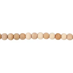 Træ perler diameter 15 mm hulstørrelse 3 mm kinesisk bærtræ | 20 stk.