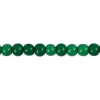 Træperler, dia. 8 mm, hulstr. 2 mm, grøn, 15g, ca. 80 stk.
