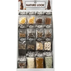 Tørrede blomster borddisplay naturartikler -120 enheder