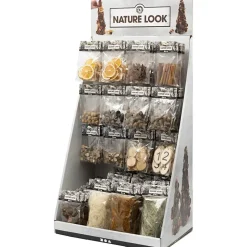 Tørrede blomster borddisplay naturartikler -120 enheder
