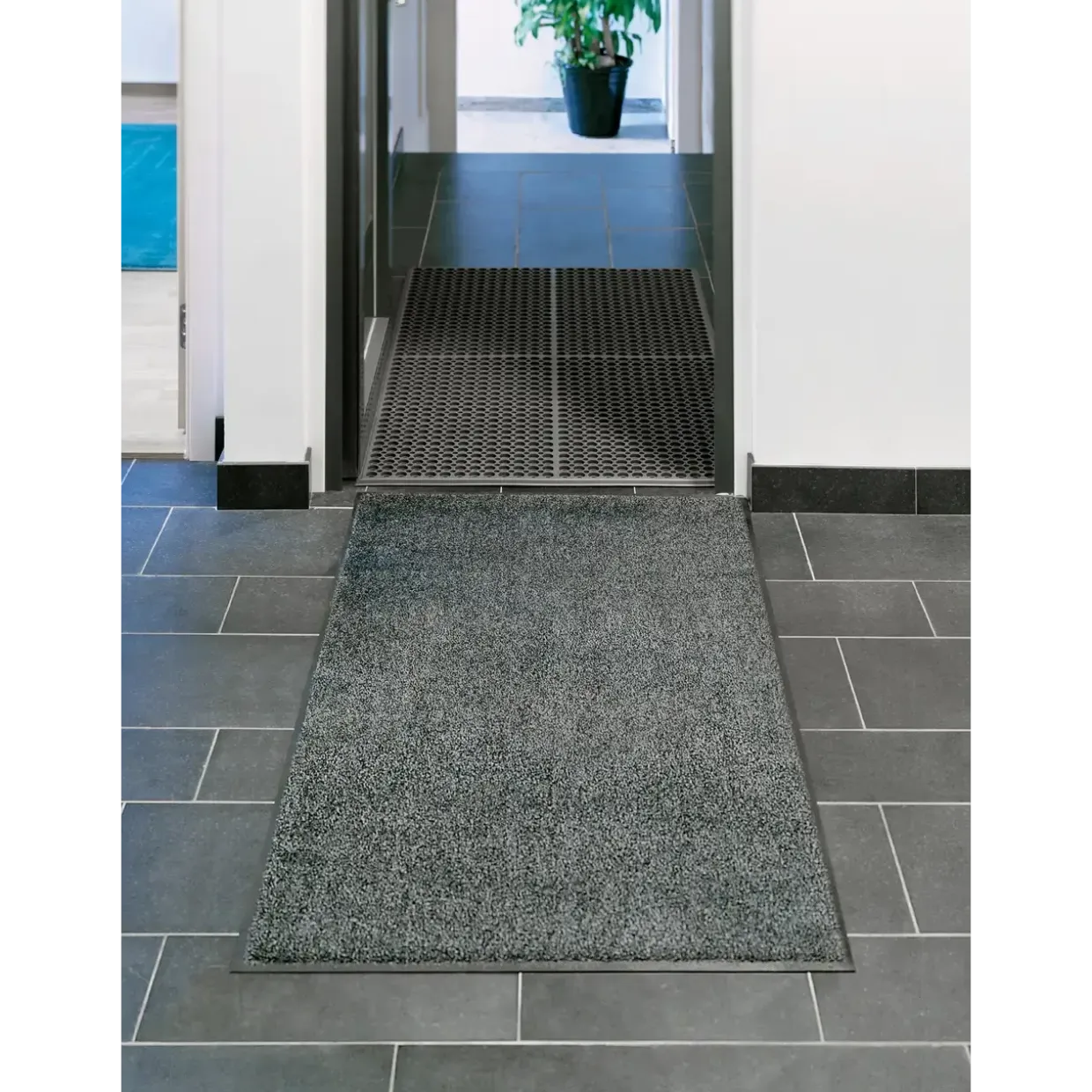 Tørremåtte - Matting - Classic 85x300cm skiffergrå