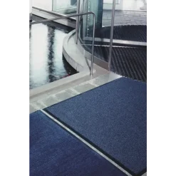Tørremåtte - Matting - Solett - 60x80cm - Blå - Vinylbagside