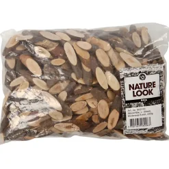 Træskiver med bark mix længde 30 mm tykkelse 6 mm - 230 gram