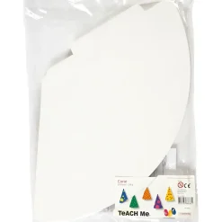 Tryllehat hvid Højde 23 cm Diameter 16,5 cm - 50 stk