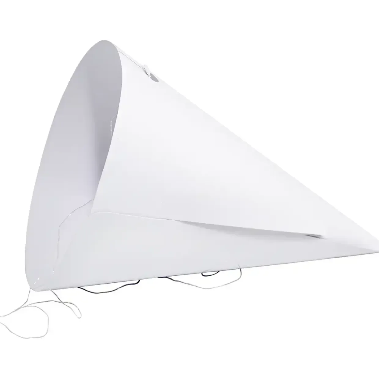 Tryllehat hvid Højde 23 cm Diameter 16,5 cm - 50 stk