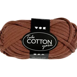 Tubegarn - L: 45 m brun 100g