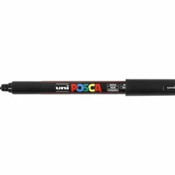 Tusch - Posca PC-1MR - 0,7 mm - Sort - Ekstra smal spids