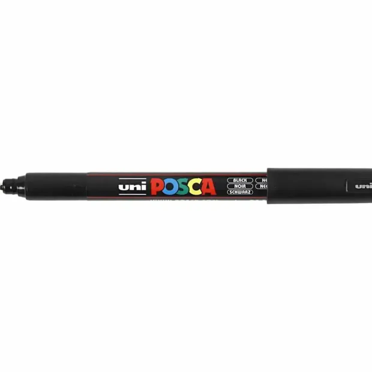 Tusch - Posca PC-1MR - 0,7 mm - Sort - Ekstra smal spids