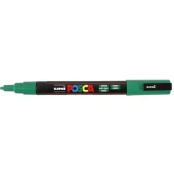 Tusch Posca, stregtykkelse: 0,9-1,3 mm, PC-3M , green, fine, 1stk.