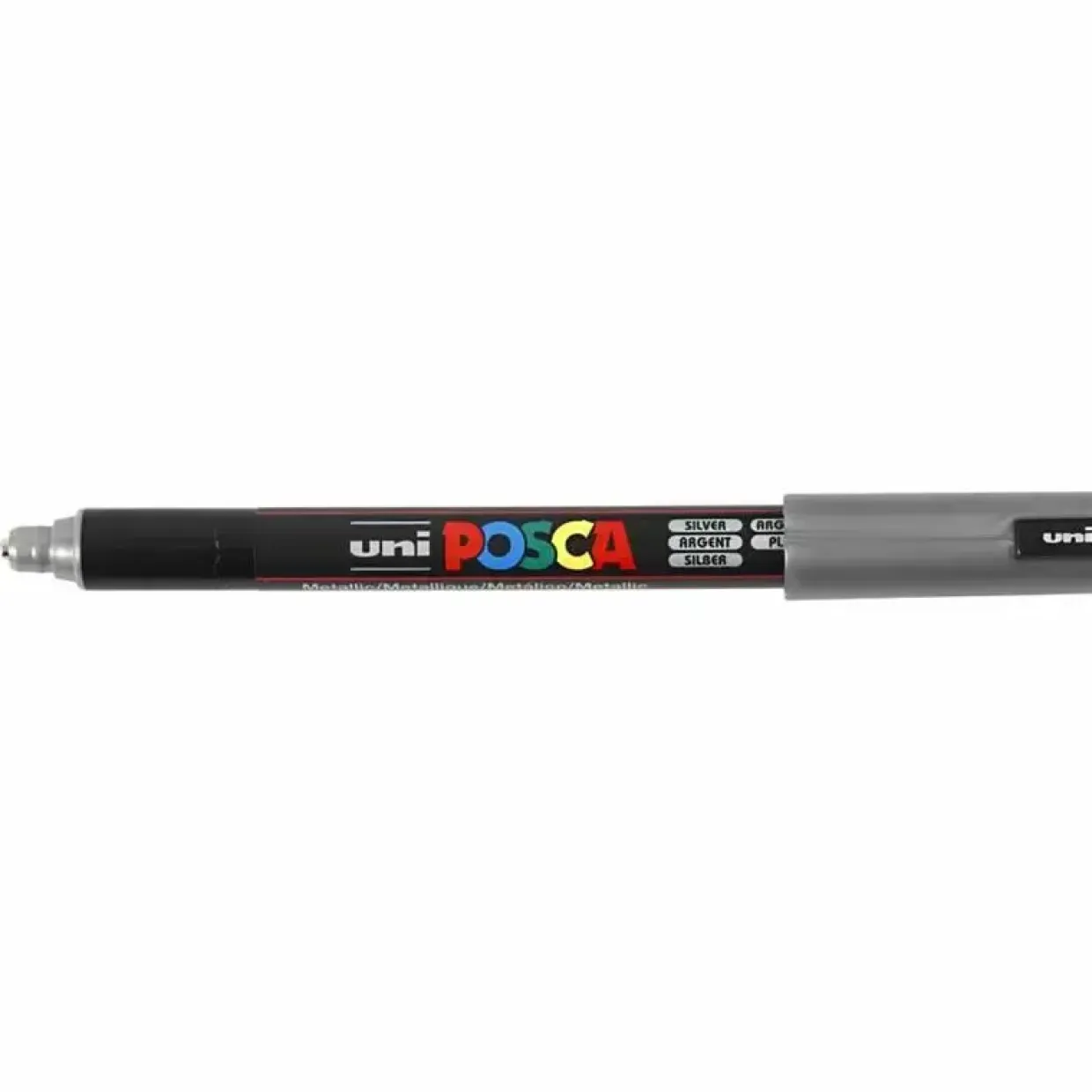Tusch - Uni Posca PC-1MR 0,7 mm - Silver - Extra-fine - 1 stk