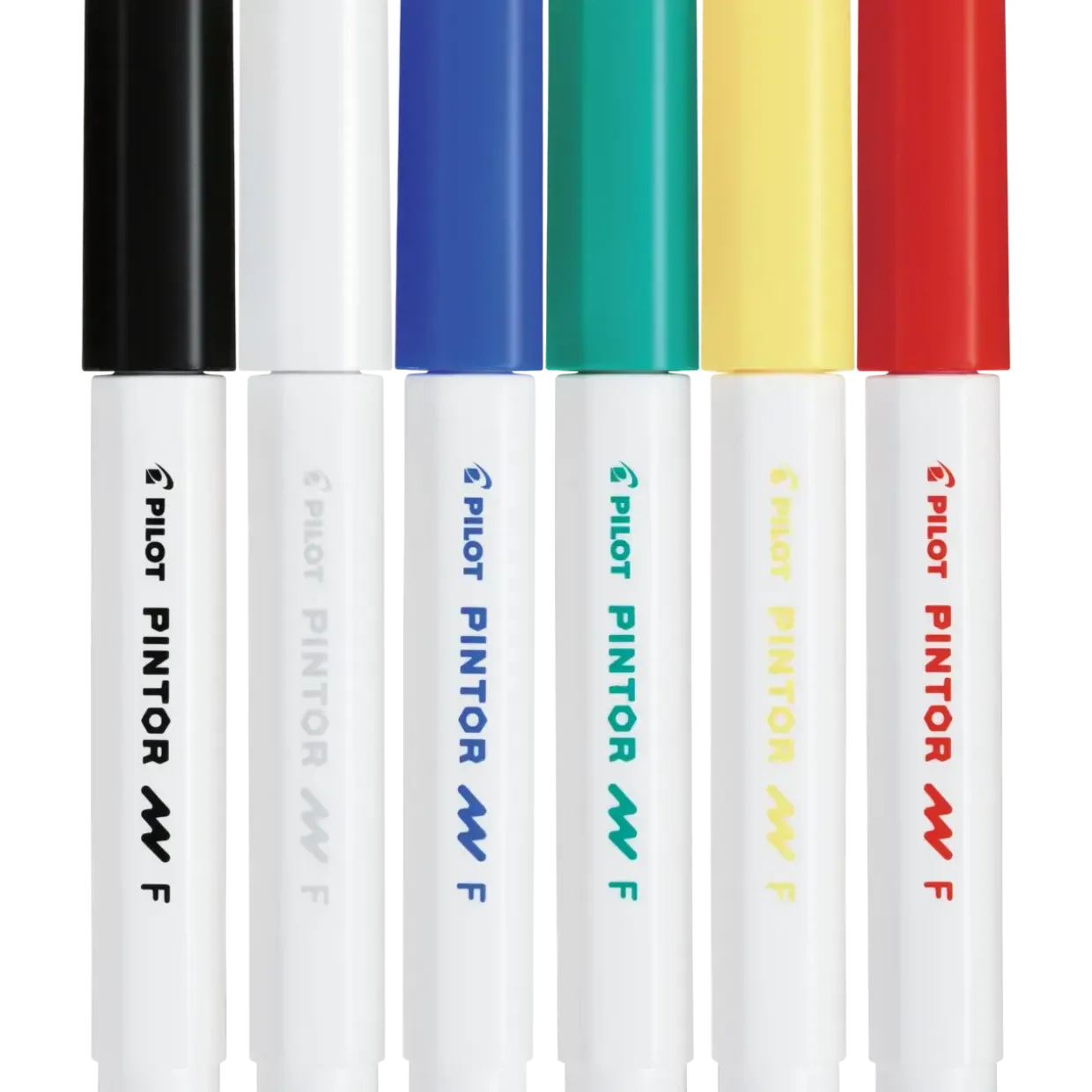 Tusser til sten og tekstil - Pilot Pintor Classic Mix - Fine 1,0mm - 6 stk - Ass. farver