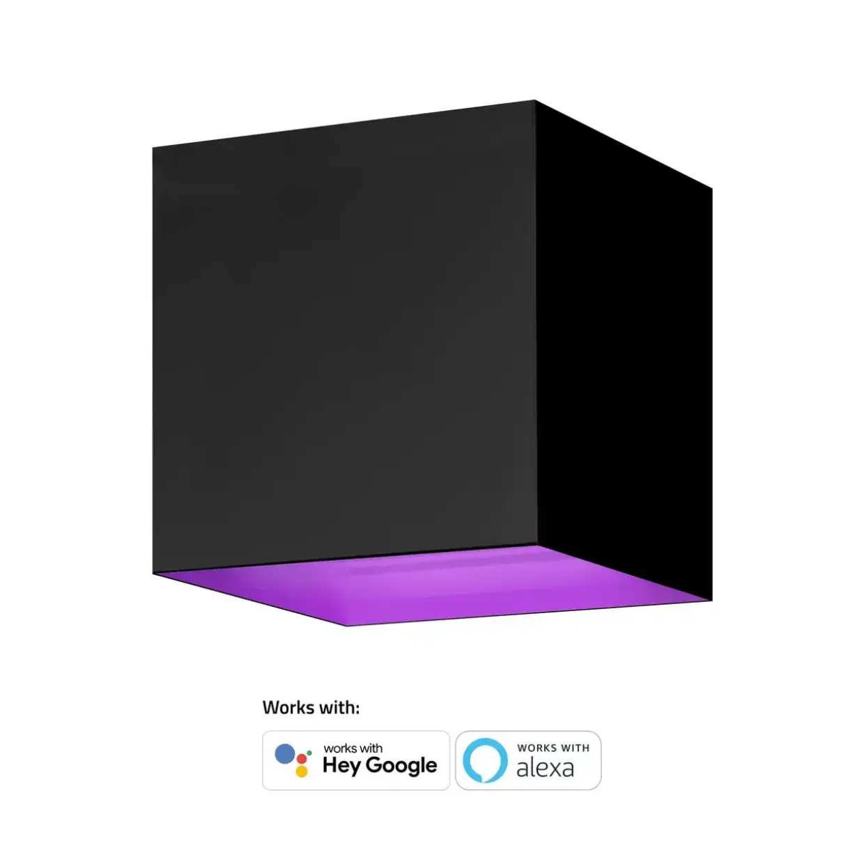 Udendørs væglampe Hombli Smart V2 Black