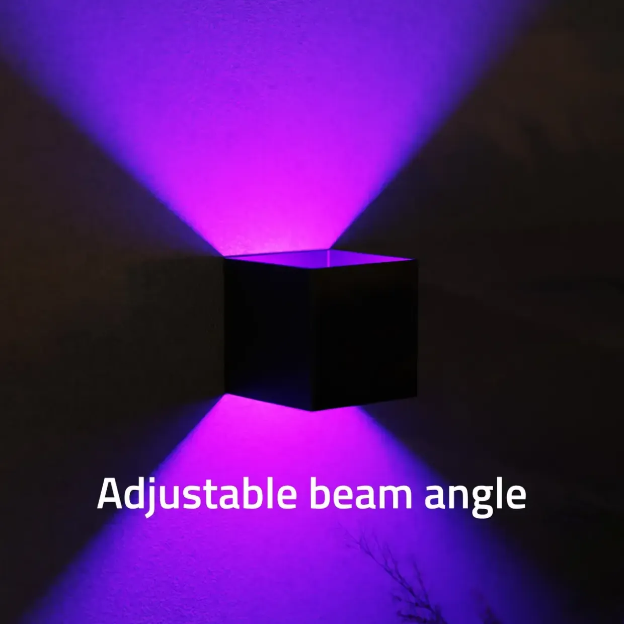 Udendørs væglampe Hombli Smart V2 Black