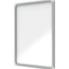 Udhængsskab Nobo glas indendørs 9xA4 hvid