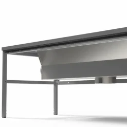 Udsugningsbord Let H-stel 2000x800 mm